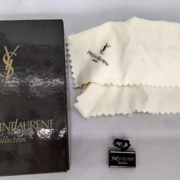 Vintage Yves Saint Laurent gold hoop earrings - Picture 11 of 13